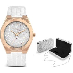 OROLOGIO DA POLSO DAISY DIXON Mod. ALESSANDRA 8 + CLUTCH BAG Special Pack