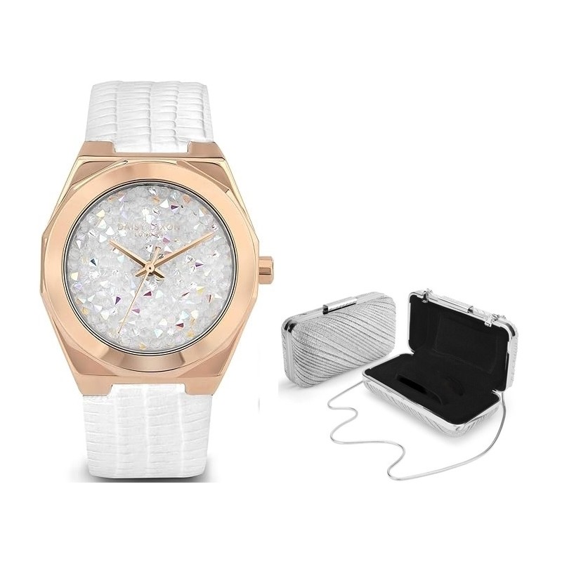 OROLOGIO DA POLSO DAISY DIXON Mod. ALESSANDRA 8 + CLUTCH BAG Special Pack