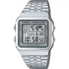 OROLOGIO DA POLSO CASIO VINTAGE World Time - Silver