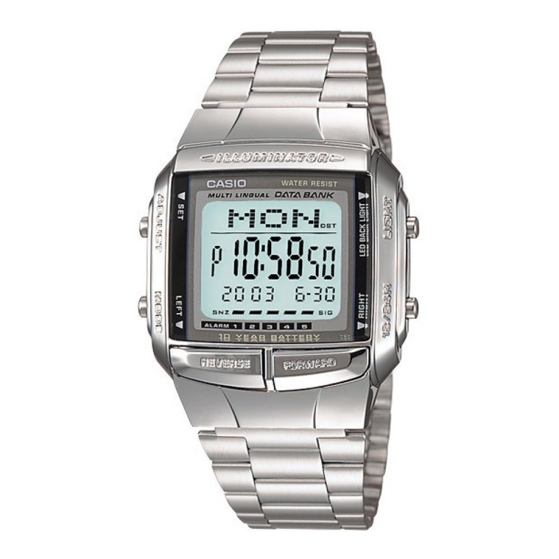 OROLOGIO DA POLSO CASIO DATABANK Youth Vintage Silver