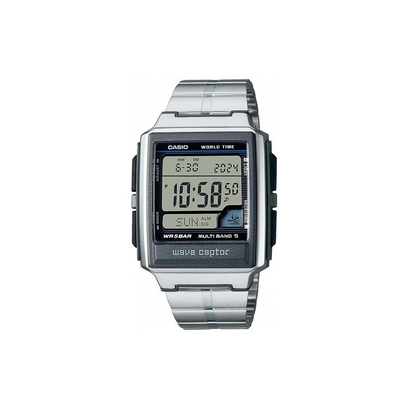 OROLOGIO DA POLSO CASIO WAVE CEPTOR - WORLD TIME. RADIO CONTROLLED. Radio signal receiver (EU. USA. Japan)