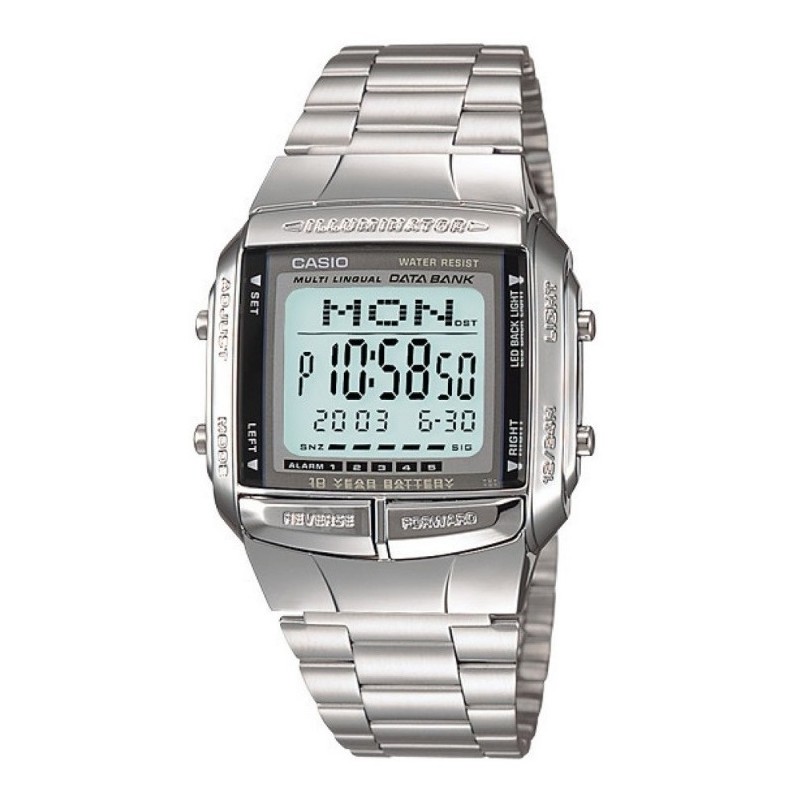 OROLOGIO DA POLSO CASIO DATABANK Youth Vintage Silver