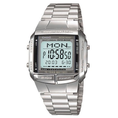 OROLOGIO DA POLSO CASIO DATABANK Youth Vintage Silver