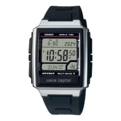 OROLOGIO DA POLSO CASIO WAVE CEPTOR - WORLD TIME. RADIO CONTROLLED. Radio signal receiver (EU. USA. Japan)