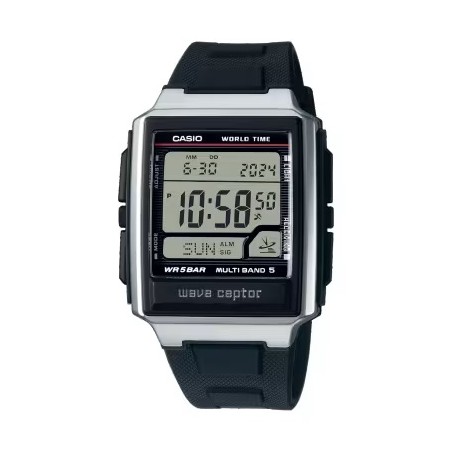 OROLOGIO DA POLSO CASIO WAVE CEPTOR - WORLD TIME. RADIO CONTROLLED. Radio signal receiver (EU. USA. Japan)