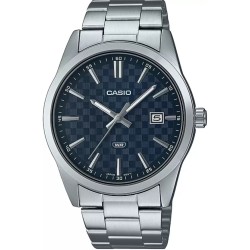 OROLOGIO DA POLSO CASIO DATE CARBON LOOK DIAL - Blue