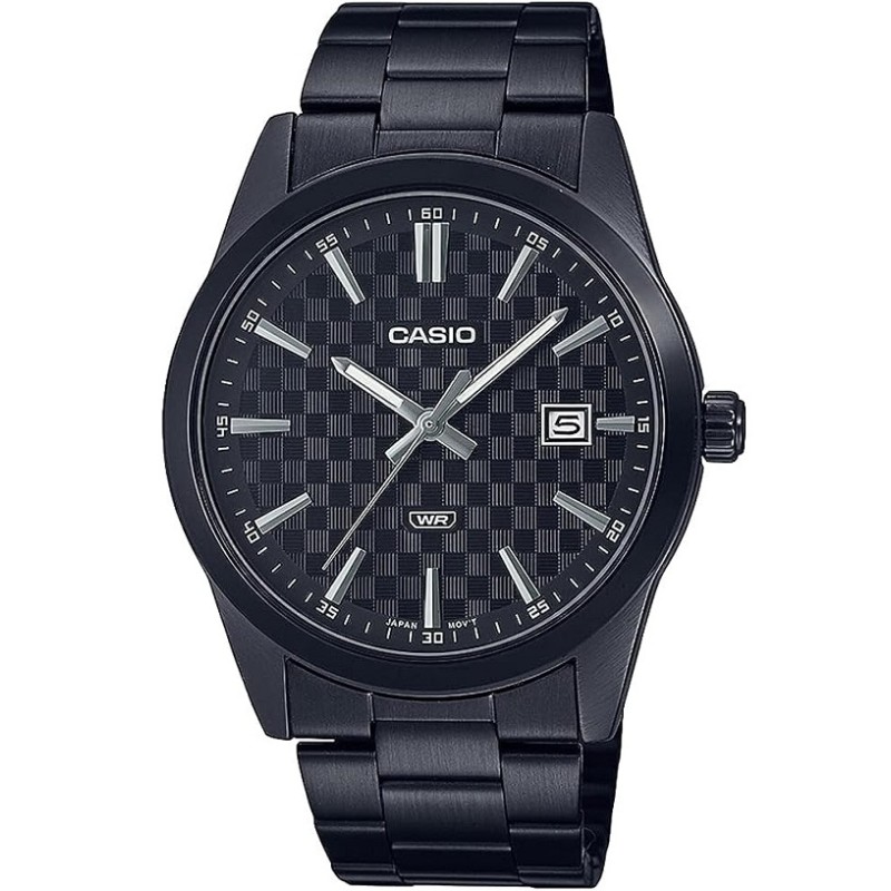 OROLOGIO DA POLSO CASIO DATE CARBON LOOK DIAL BLACK SERIE- Black