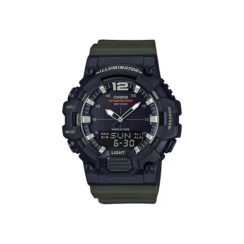 OROLOGIO DA POLSO CASIO ILLUMINATOR Black - Army Green