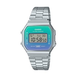 OROLOGIO DA POLSO CASIO VINTAGE ICONIC - RETRO VAPORTHEME SERIE SILVER