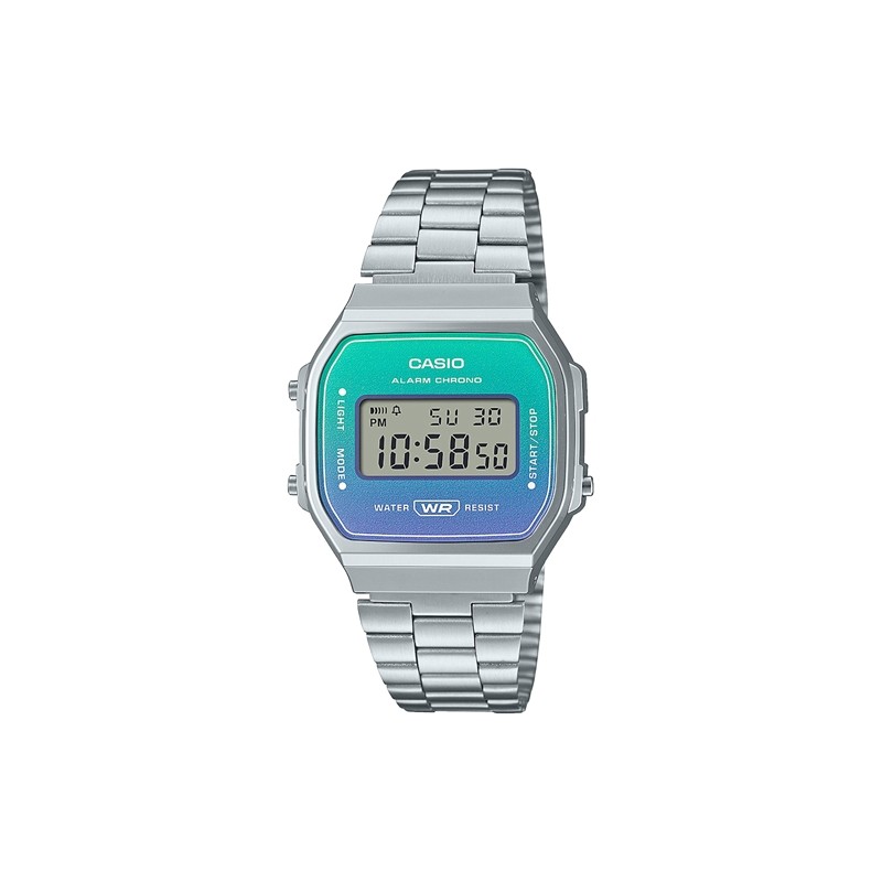 OROLOGIO DA POLSO CASIO VINTAGE ICONIC - RETRO VAPORTHEME SERIE SILVER