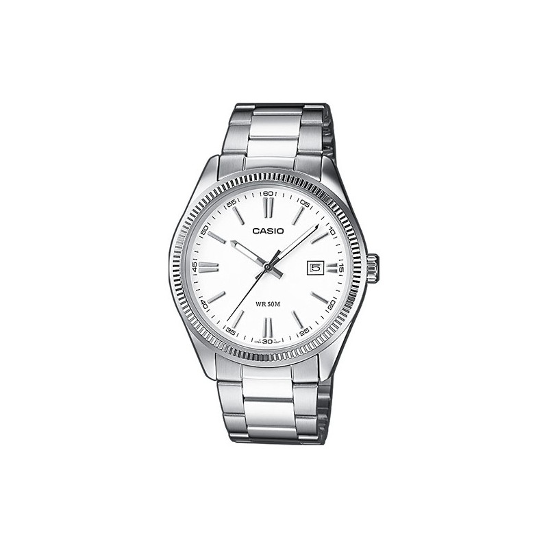 OROLOGIO DA POLSO CASIO COLLECTION Mod. DATE - WHITE, INDEX