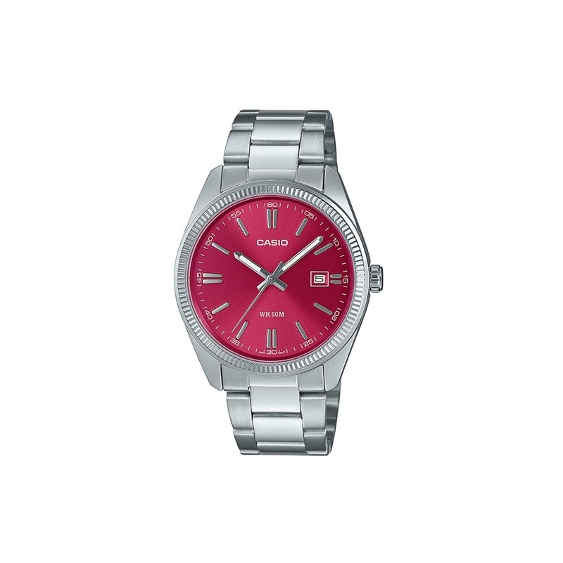 OROLOGIO DA POLSO CASIO COLLECTION Mod. DATE - CHERRY RED