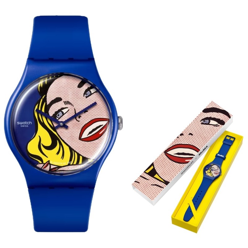 SWATCH Mod. GIRL BY ROY LICHTENSTEIN, THE WATCH OROLOGIO DA POLSO