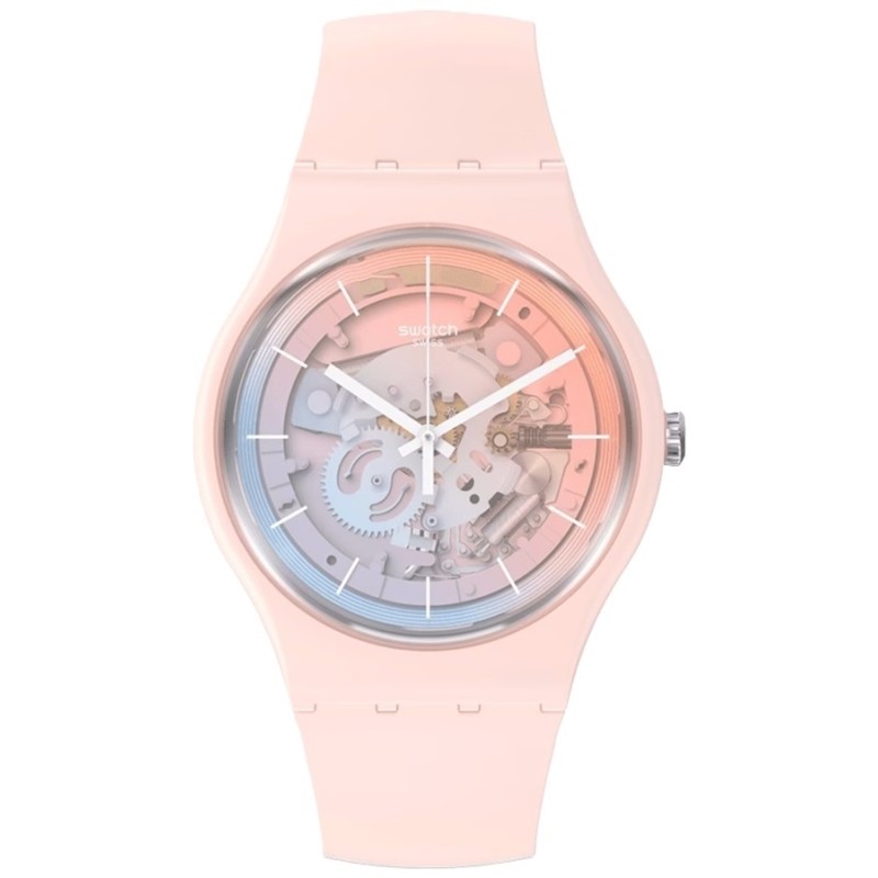 SWATCH Mod. FLEETINGLY PINK PAY! OROLOGIO DA POLSO