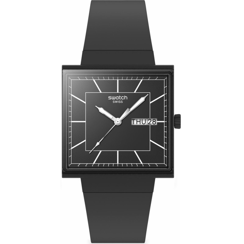 SWATCH Mod. WHAT IFâ€¦BLACKAGAIN? OROLOGIO DA POLSO