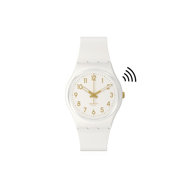 SWATCH Mod. WHITE BISHOP PAY! OROLOGIO DA POLSO