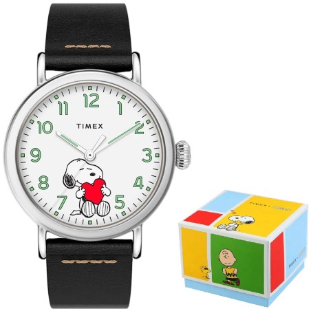 OROLOGIO DA POLSO TIMEX Mod. PEANUTS COLLECTION - THE WATERBURY - Snoopy Valentines Day - Special Pack