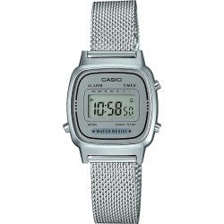 CASIO VINTAGE Mod. ICONIC MINI STEEL SILVER MESH OROLOGIO DA POLSO