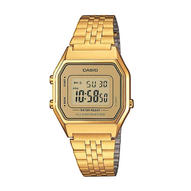 CASIO VINTAGE Mod. ICONIC LADY GOLD GOLD OROLOGIO DA POLSO