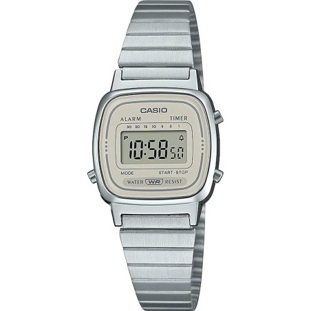 CASIO VINTAGE Mod. ICONIC MINI STEEL CREAM OROLOGIO DA POLSO