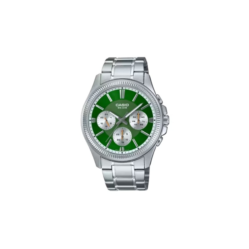 CASIO Mod. DAY DATE MULTIFUNCTION - GREEN OROLOGIO DA POLSO