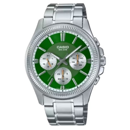 CASIO Mod. DAY DATE MULTIFUNCTION - GREEN OROLOGIO DA POLSO