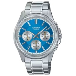 CASIO Mod. DAY DATE MULTIFUNCTION - LIGHT BLUE OROLOGIO DA POLSO