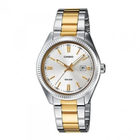 CASIO COLLECTION Mod. DATE - TWO TONES OROLOGIO DA POLSO