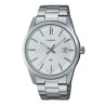 CASIO DATE CARBON LOOK DIAL -Silver OROLOGIO DA POLSO