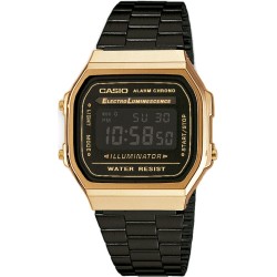 CASIO VINTAGE Mod. ICONIC - GOLD & BLACK OROLOGIO DA POLSO