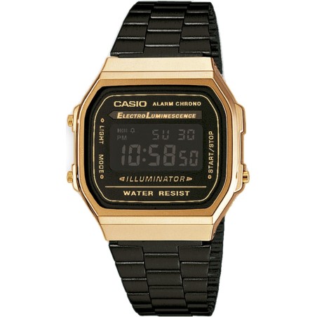 CASIO VINTAGE Mod. ICONIC - GOLD & BLACK OROLOGIO DA POLSO