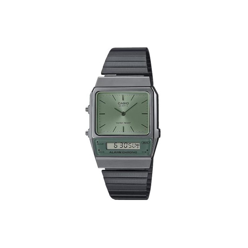 CASIO VINTAGE Mod. EDGY COLLECTION FOREST GREEN OROLOGIO DA POLSO