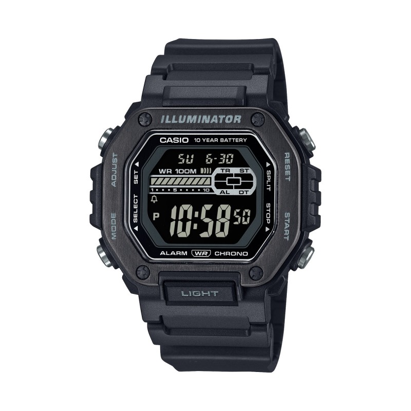 CASIO SPORT Mod. OVERSIZE BLACK - Illuminator 10 Year Battery OROLOGIO DA POLSO