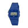 CASIO VINTAGE Mod. F-91BIO RESIN STRAP - BLUE OROLOGIO DA POLSO