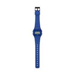 CASIO VINTAGE Mod. F-91BIO RESIN STRAP - BLUE OROLOGIO DA POLSO