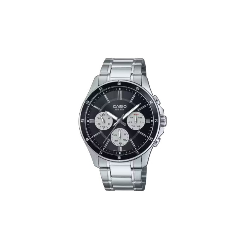 CASIO COLLECTION Mod. MULTIFUNCTION CALENDAR - BLACK & WHITE PANDA OROLOGIO DA POLSO