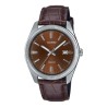 CASIO COLLECTION Mod. DATE, LEATHER - BROWN OROLOGIO DA POLSO