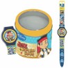 OROLOGIO DA POLSO WALT DISNEY KID WATCH Mod. JAKE THE PIRATE - Tin box