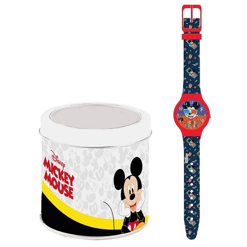 OROLOGIO DA POLSO WALT DISNEY KID WATCH Mod. MICKEY MOUSE - Tin Box ***Special Price***