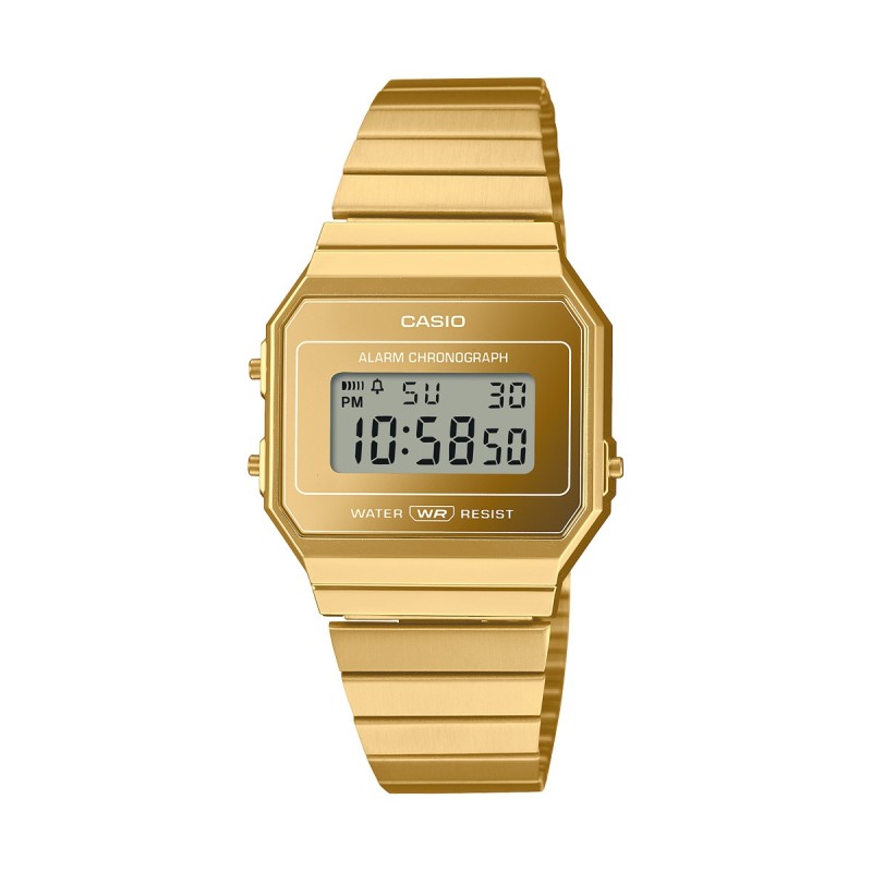 CASIO VINTAGE Mod. ICONIC SLIM GOLD OROLOGIO DA POLSO