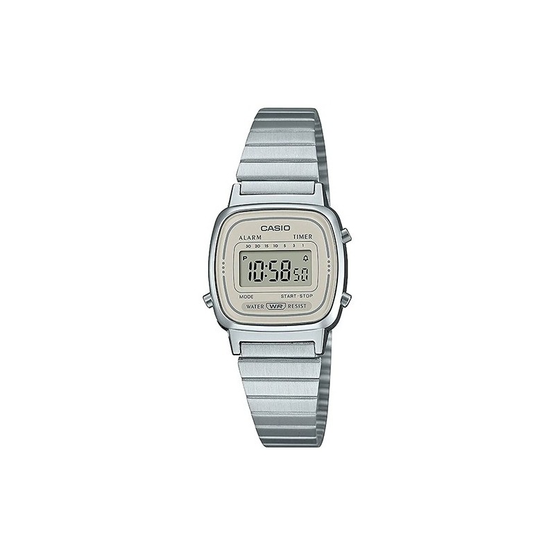 CASIO VINTAGE SLIM DESIGN Cream OROLOGIO DA POLSO