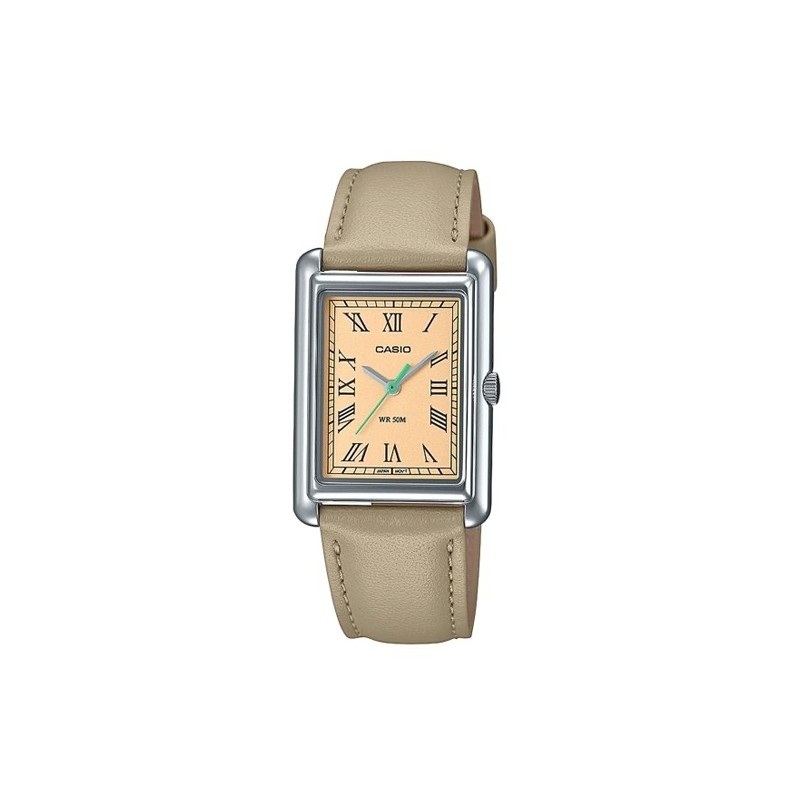 CASIO COLLECTION Mod. LADY SQUARE Cream OROLOGIO DA POLSO