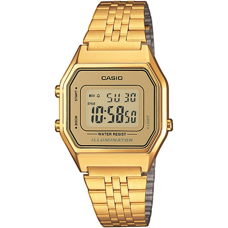 CASIO VINTAGE Mod. ICONIC LADY GOLD GOLD OROLOGIO DA POLSO