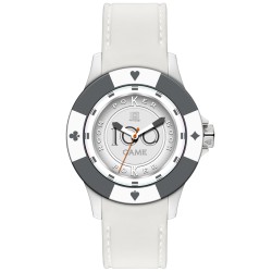 OROLOGIO DA POLSO LIGHT TIME Mod. POKER - White / Grey