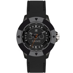 OROLOGIO DA POLSO LIGHT TIME Mod. POKER - All Black