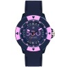 OROLOGIO DA POLSO LIGHT TIME Mod. POKER - Blue / Pink