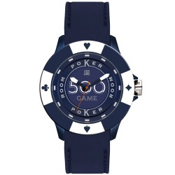 OROLOGIO DA POLSO LIGHT TIME Mod. POKER - Blue / White