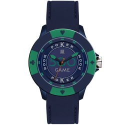 OROLOGIO DA POLSO LIGHT TIME Mod. POKER - Blue / Green