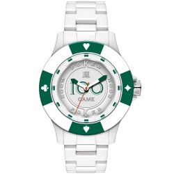 OROLOGIO DA POLSO LIGHT TIME Mod. POKER - White / Green