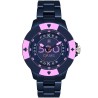 OROLOGIO DA POLSO LIGHT TIME Mod. POKER - Blue / Pink